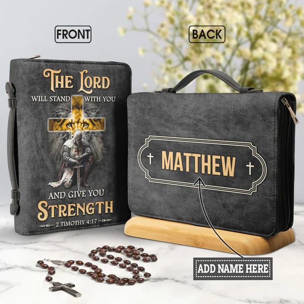 The Lord Will Stand With You Bible Cover