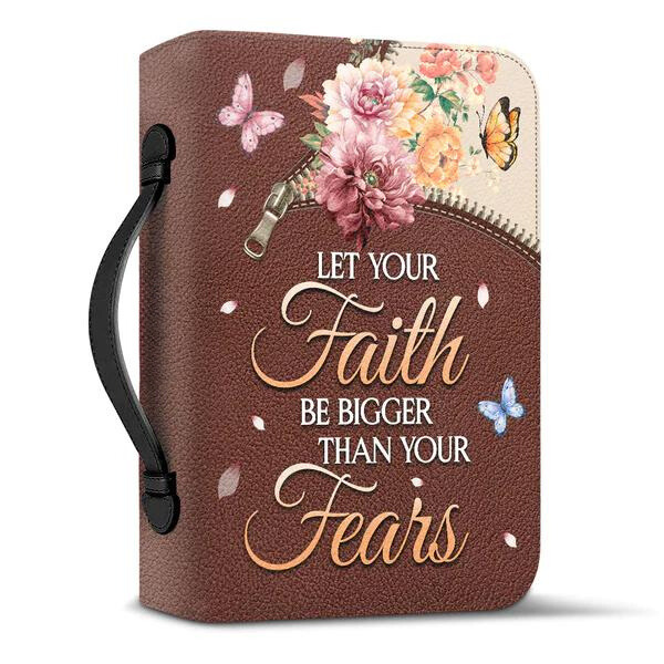 Let Your Faith Be Bigger Than Your Fear Knights Templar Bible Cover