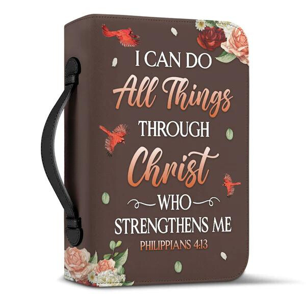 I Can Do All Things Through Knights Templar Bible Cover