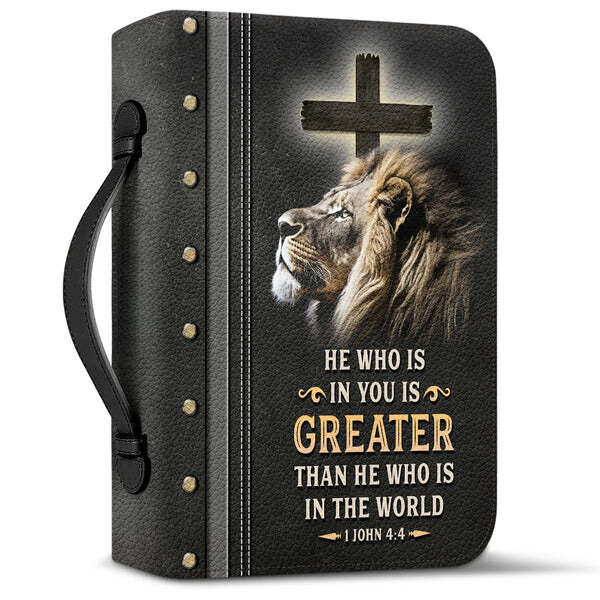 He Who Is In You Is Greater Than He Who Is In The World Bible Cover