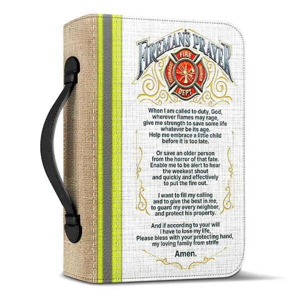 Firefighter's Prayer Bible Cover