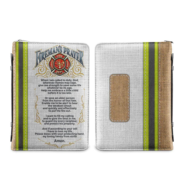 Firefighter's Prayer Bible Cover