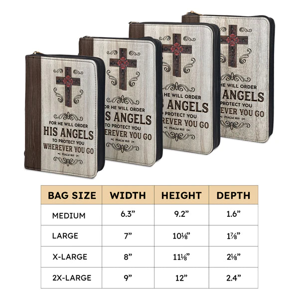 Firefighter For He Will Order His Angels Bible Cover