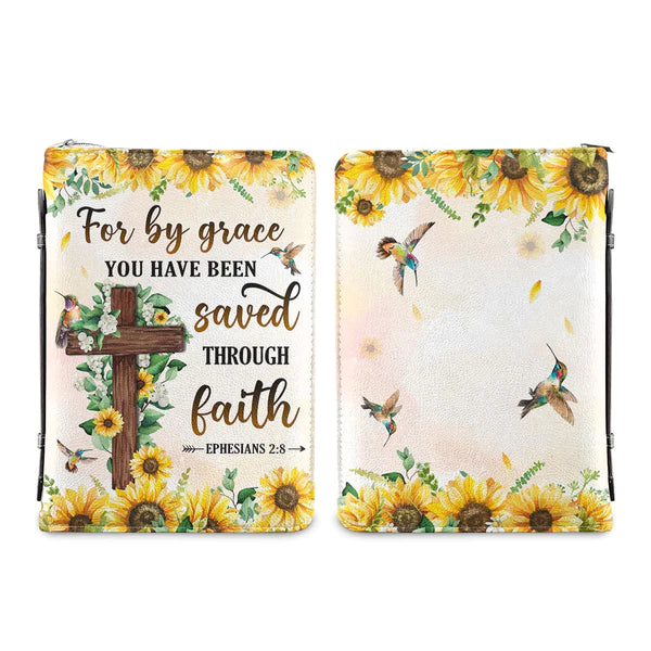 For By Grace You Have Been Saved Bible Cover