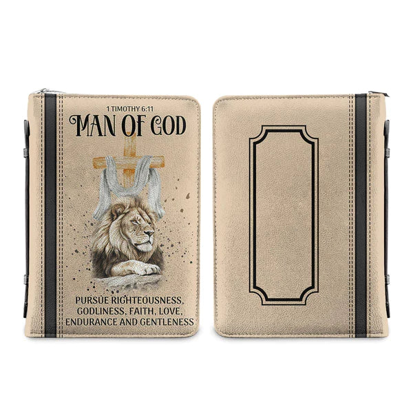 Man Of God - White Lion Fight Bible Cover