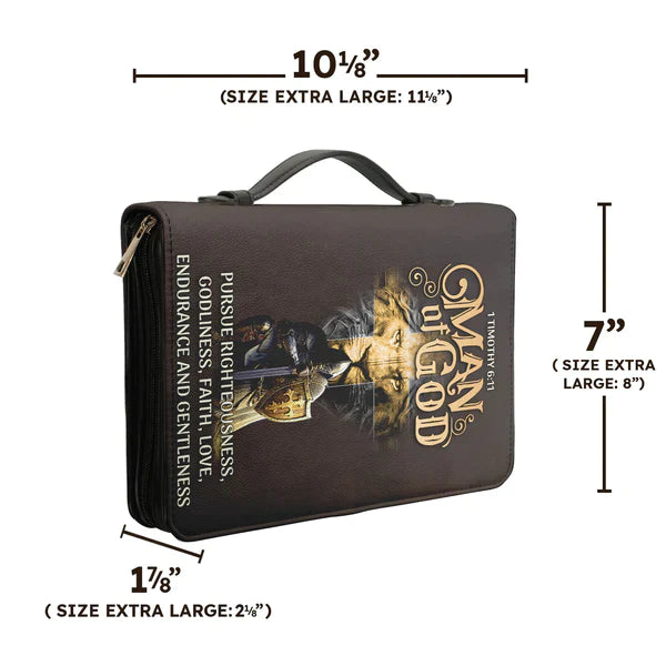 Man Of God - Lion Warrior Bible Cover