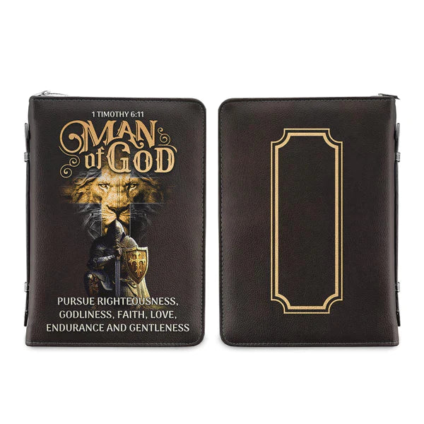 Man Of God - Lion Warrior Bible Cover