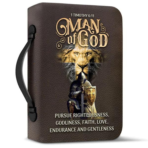 Man Of God - Lion Warrior Bible Cover