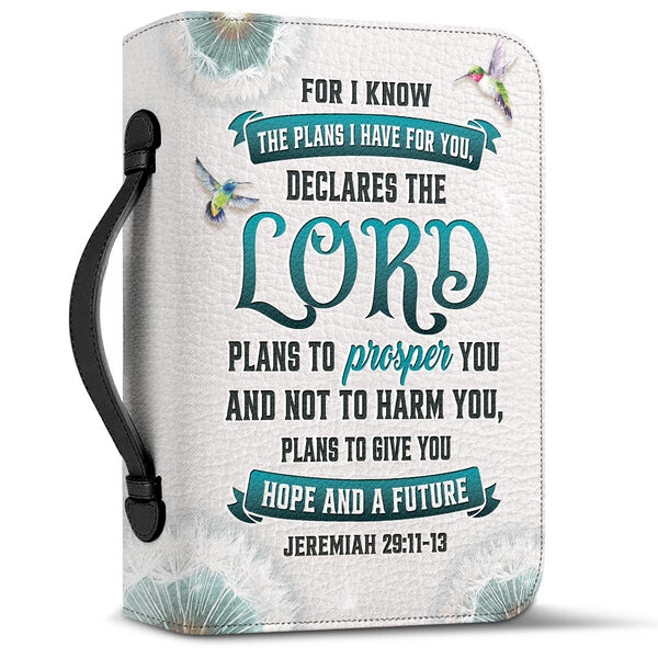 Plans To Give You Hope And A Future Jeremiah 29 11:13 Bible Cover