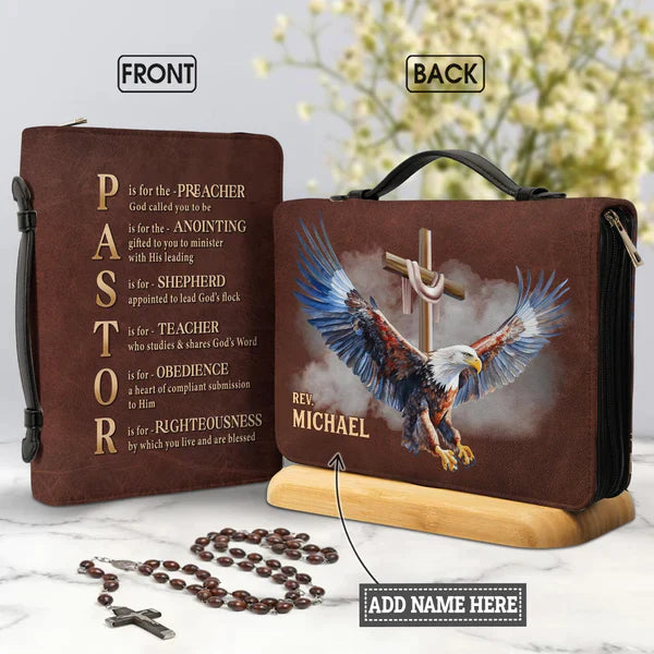 Pastor Preacher Anointing Shepherd Bible Cover